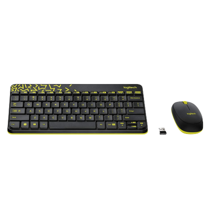 Logitech MK240 Nano (Black/Chartreuse Yellow)