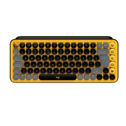 Logitech Pop Keys Mechanical Wireless Keyboard (Blast)