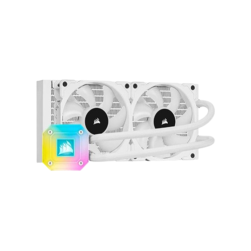 Corsair iCUE H100i Elite Capellix 240mm Liquid CPU Cooler (White)