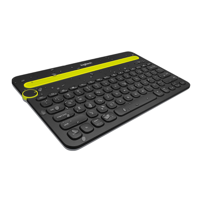 Logitech K480 Bluetooth Multi-Device Keyboard for Windows, macOS, iPadOS, Android, Chrome OS, Compatible with PC, Mac, Laptop, Smartphone, Tablet