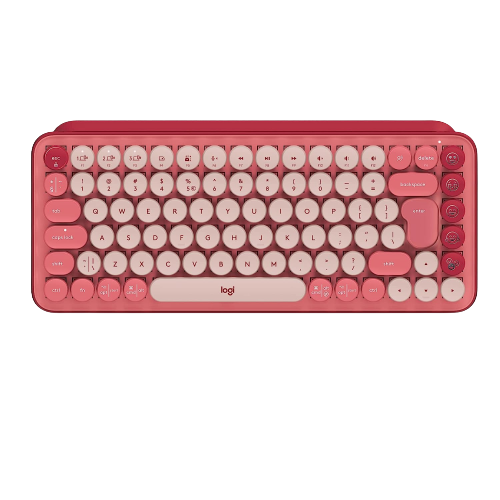 Logitech Pop Keys Mechanical Wireless Keyboard (Heartbreaker)