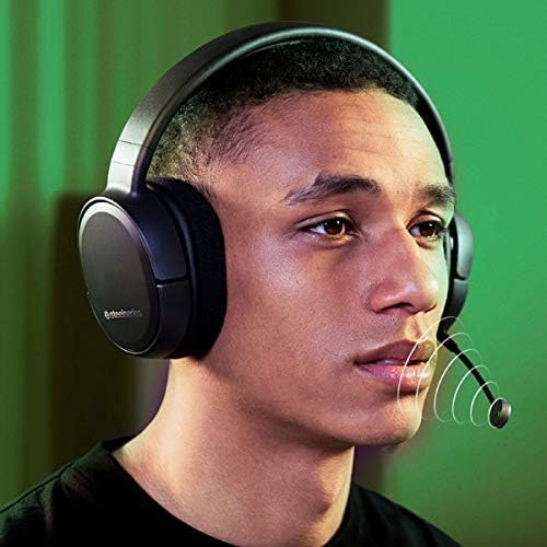 SteelSeries Arctis 1 Wireless Gaming On-Ear Headset with USB-C connectivity and a detachable ClearCast microphone, compatible with PC, PS5, PS4, Xbox Series X|S, Xbox One, Nintendo Switch, and mobile gaming.