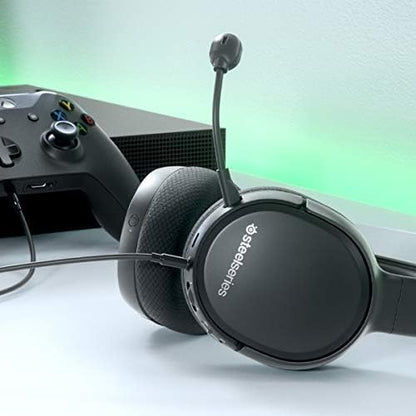 SteelSeries Arctis 1 Wireless Gaming On-Ear Headset with USB-C connectivity and a detachable ClearCast microphone, compatible with PC, PS5, PS4, Xbox Series X|S, Xbox One, Nintendo Switch, and mobile gaming.