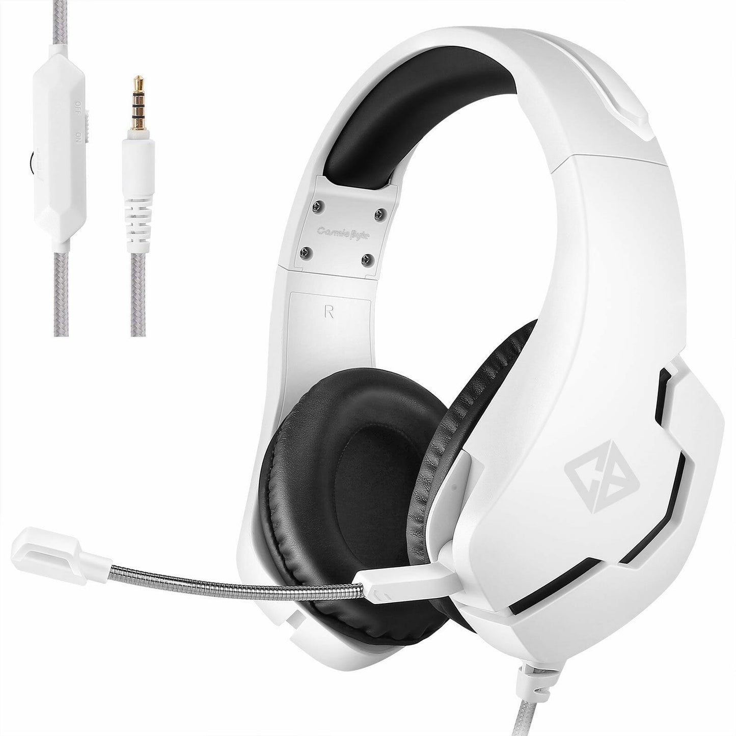 Cosmic Byte Stardust Headset with Flexible Mic for PS4, Xbox One, Laptop, PC, iPhone and Android Phones (White)