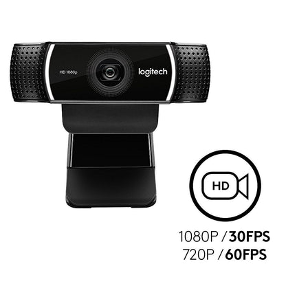 "Logitech C922 Pro Stream Webcam | HD 1080p Streaming & Recording