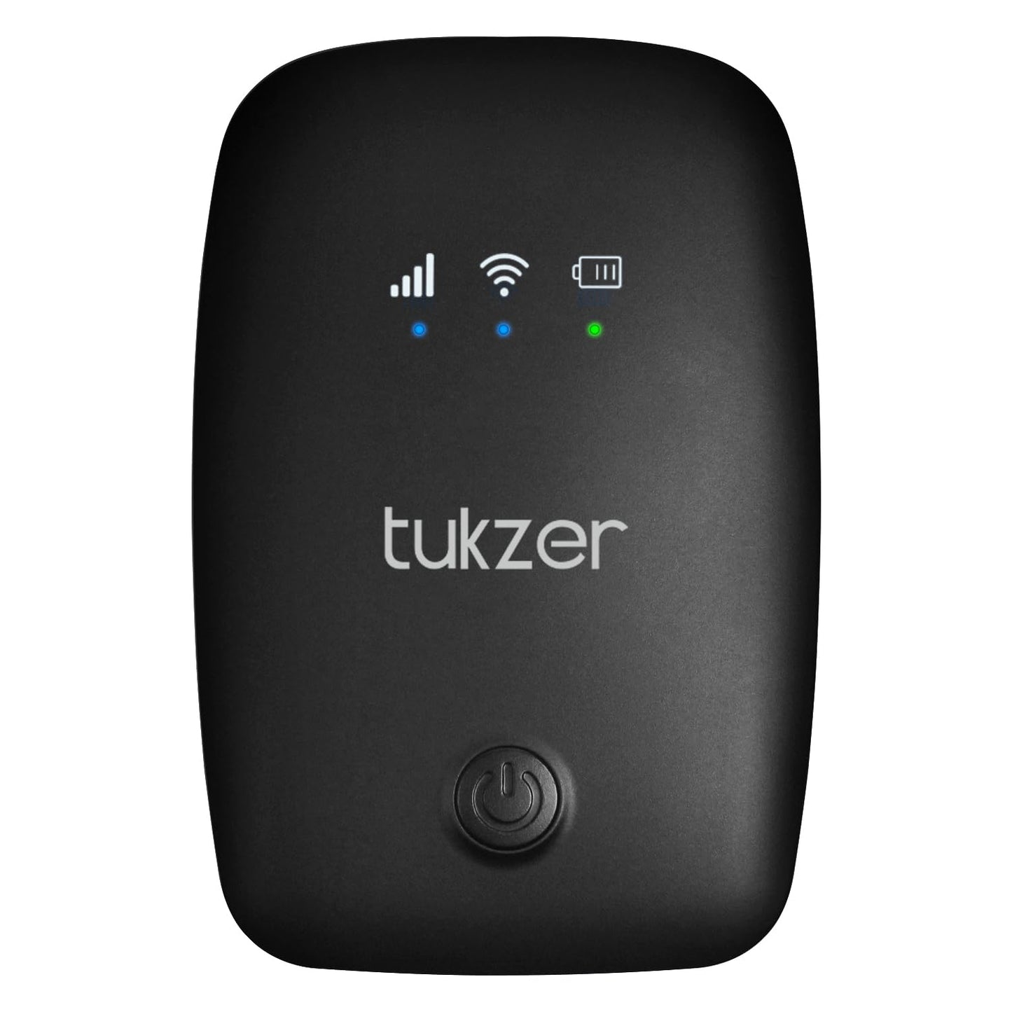 Tukzer 4G LTE Wireless Dongle with Universal SIM Support | Plug & Play Data Card with up to 150Mbps WiFi Hotspot | 2100mAh Rechargeable Battery | SIM Adapter Included, Single-Band (Black).