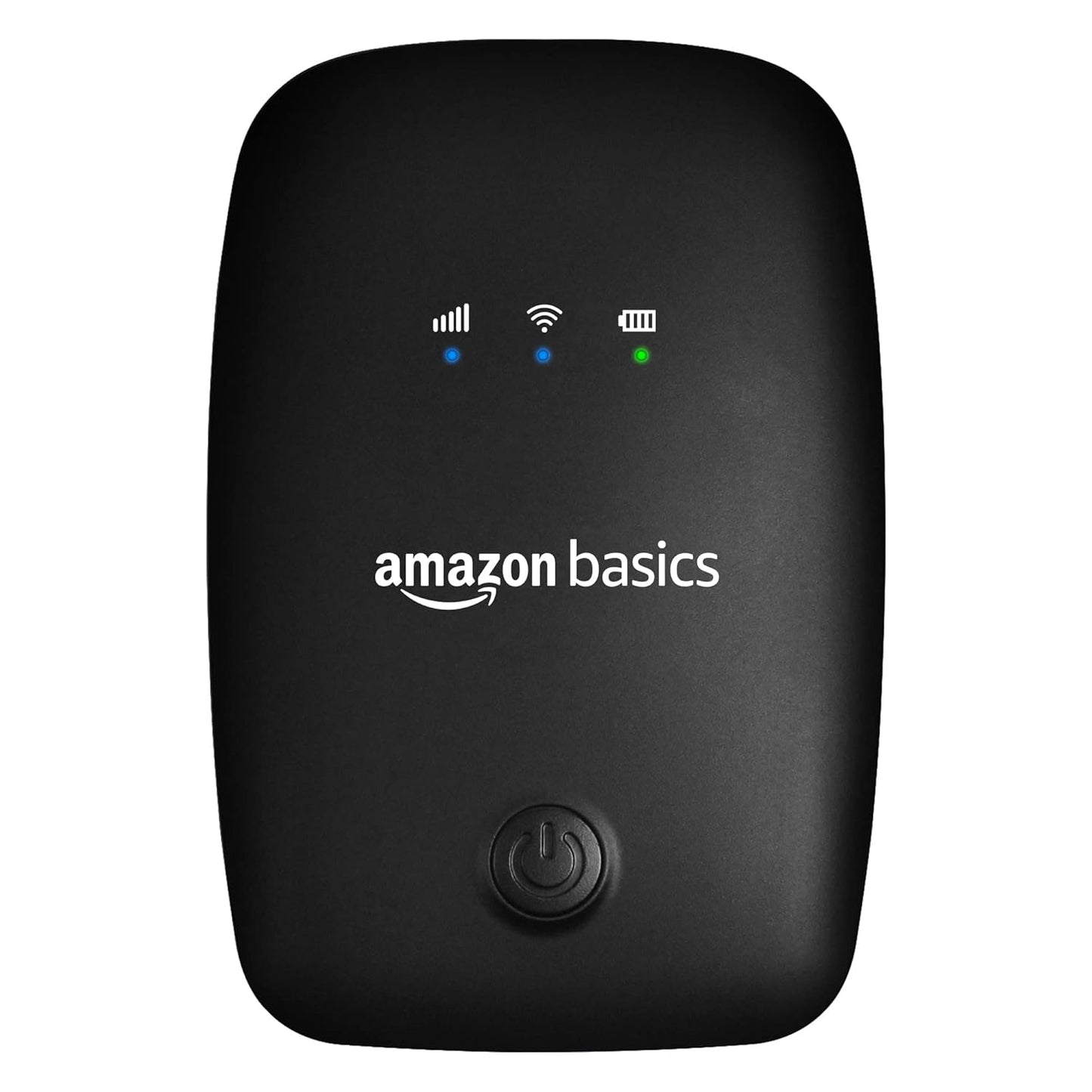 AmazonBasics 4G LTE WiFi Single-Band Dongle with Universal SIM Support | Up to 150 Mbps WiFi Hotspot | 2100 mAh Rechargeable Battery, Black