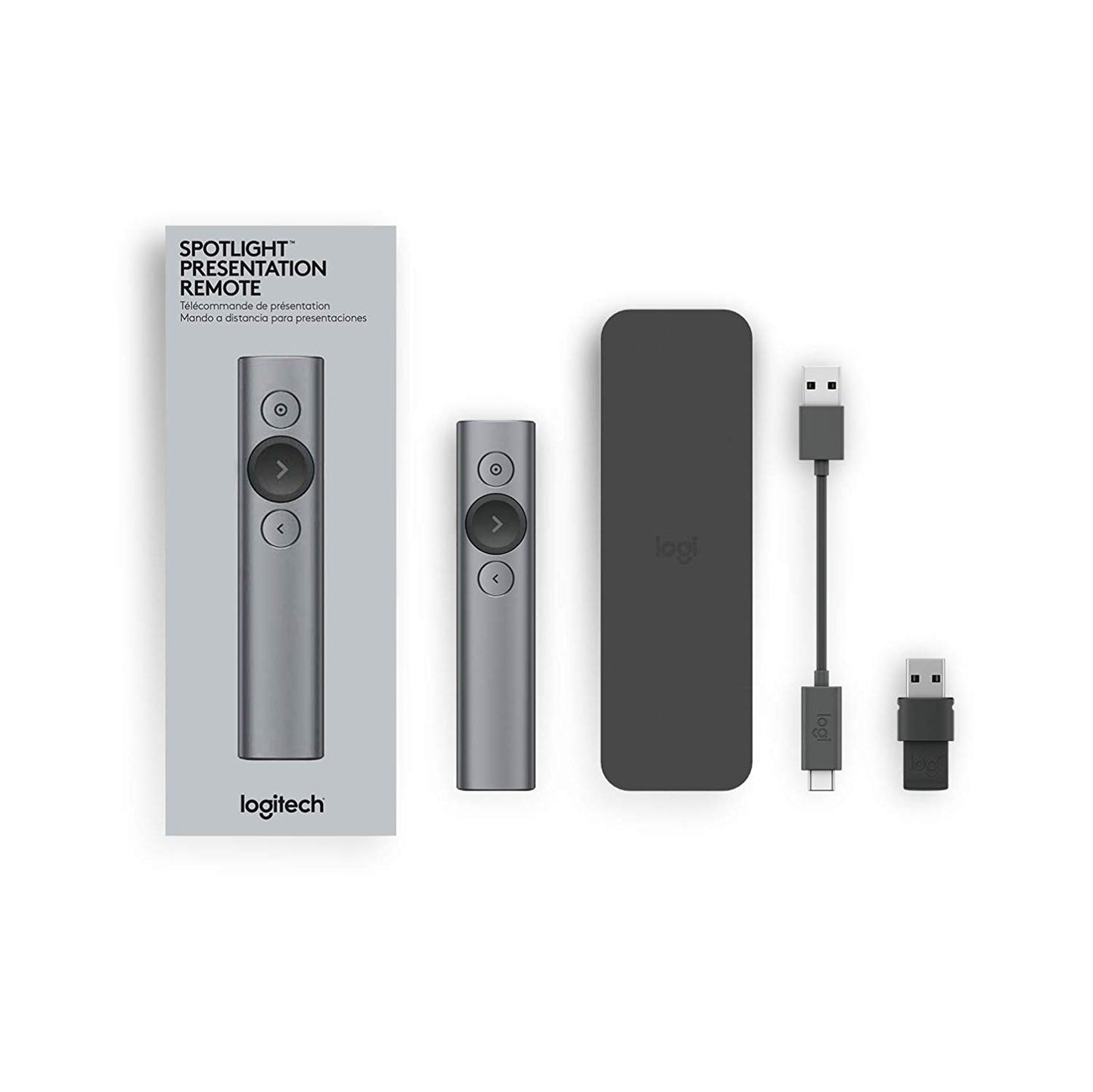 Logitech Spotlight Wireless Presentation Remote (Slate)