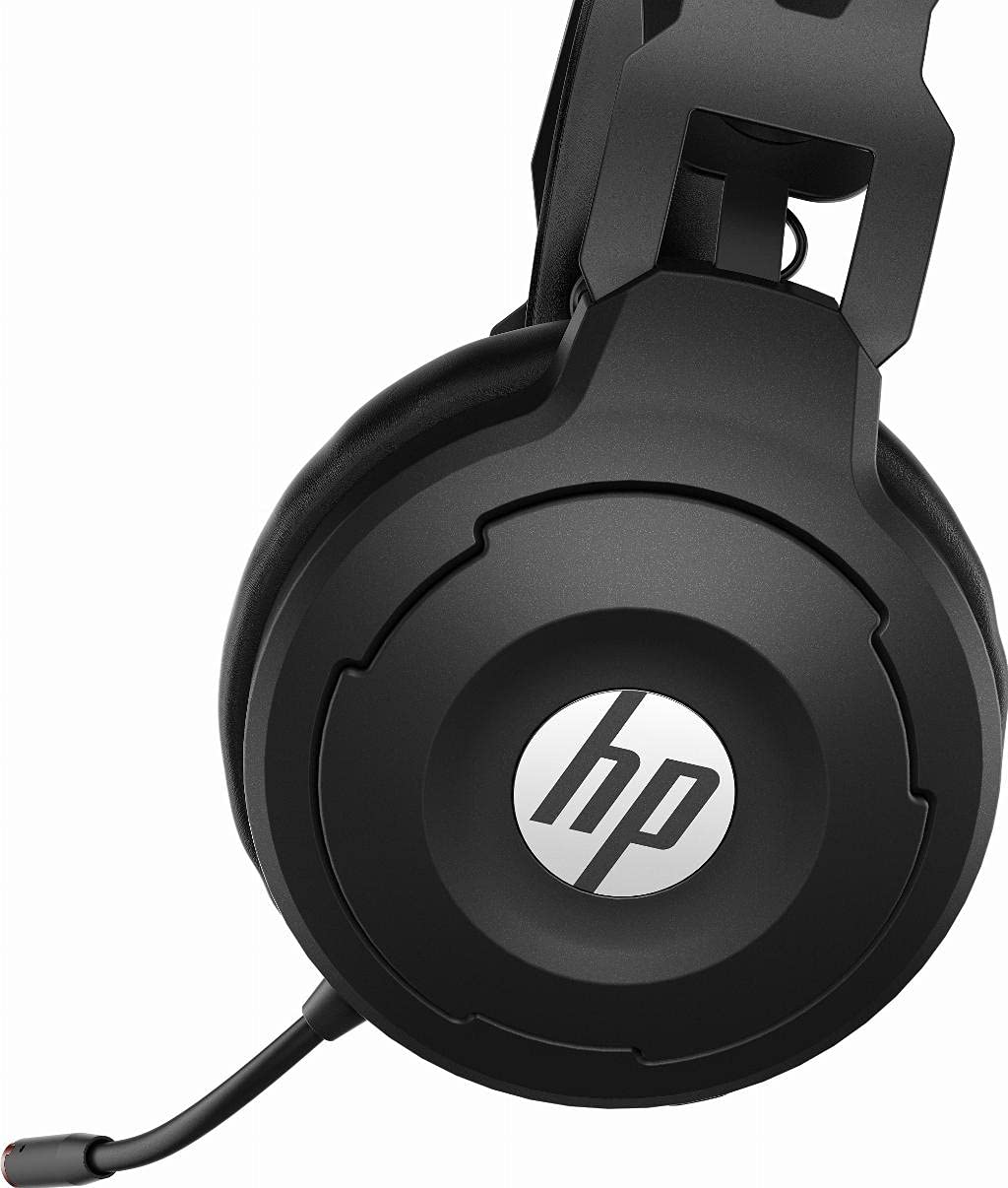 HP X1000 Wireless USB Over-Ear Gaming Headphones | 7.1 Surround Sound | Built-in Microphone | 50mm Drivers | 20 Hours of Battery Life | Model 7HC43AA (Black).