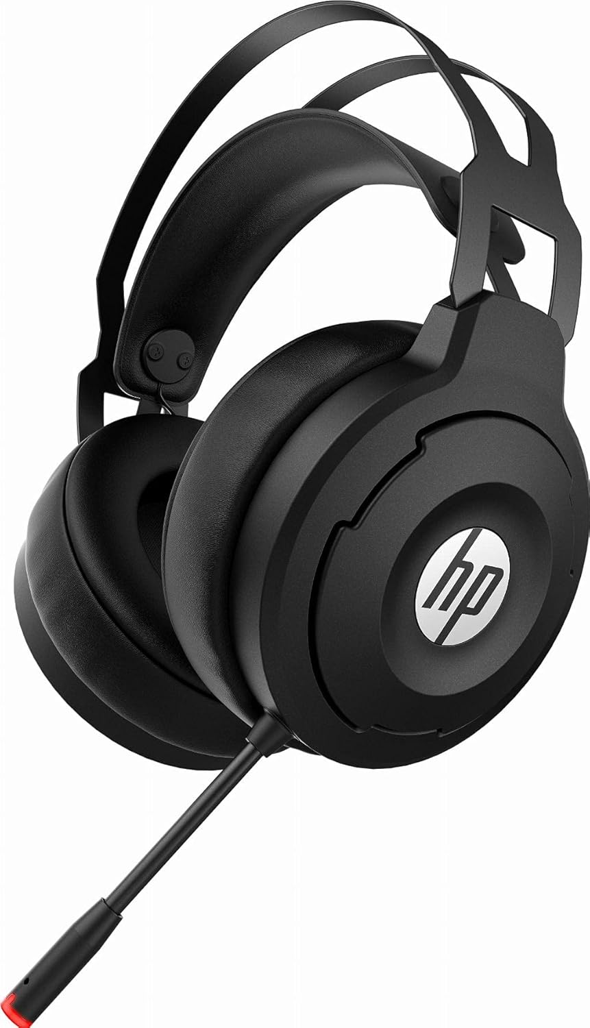 HP X1000 Wireless USB Over-Ear Gaming Headphones | 7.1 Surround Sound | Built-in Microphone | 50mm Drivers | 20 Hours of Battery Life | Model 7HC43AA (Black).