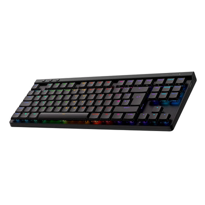 Logitech G515 Lightspeed TKL Wireless Gaming Keyboard, LIGHTSYNC RGB, Thin Tenkeyless Design, Linear (Red) Mechanical Switches