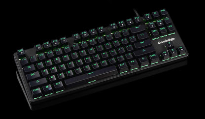 Cosmic Byte CB-GK-16 Firefly Ten-Keyless Mechanical Keyboard | Per-Key RGB Lighting | Swappable Outemu Blue Switches | Macro Support and Customization Software (Black).