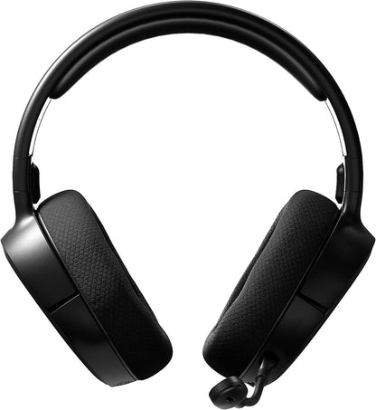 SteelSeries Arctis 1 Wireless Gaming On-Ear Headset with USB-C connectivity and a detachable ClearCast microphone, compatible with PC, PS5, PS4, Xbox Series X|S, Xbox One, Nintendo Switch, and mobile gaming.