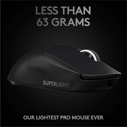 Logitech G Pro X Superlight Wireless Gaming Mouse – Ultra-Lightweight, Programmable Buttons, HERO 25K Sensor for Precision Gaming