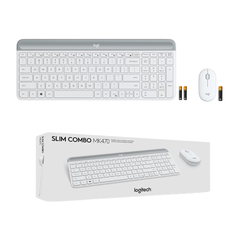 Logitech MK470 Slim Combo (White)