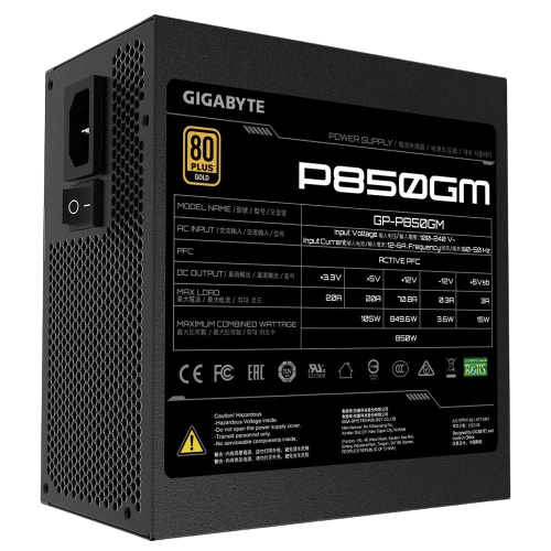 Gigabyte P850GM 850 Watts Power Supply