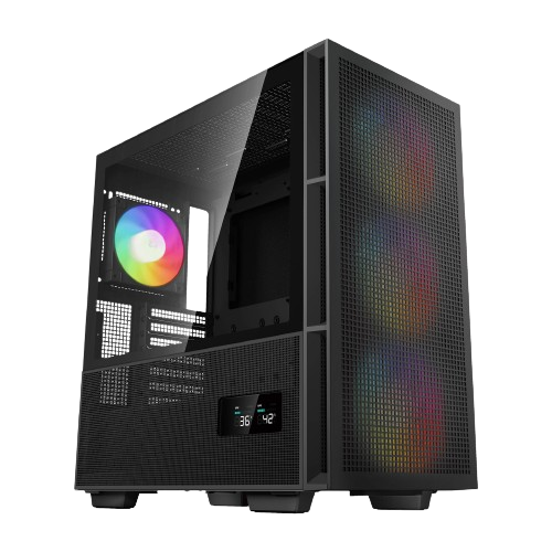 DeepCool CH560 Digital Mesh ARGB Mid Tower Cabinet (Black)