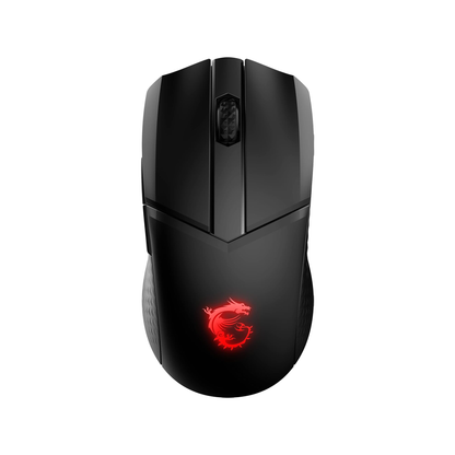 MSI Clutch GM41 Lightweight Wireless Gaming Mouse & Charging Dock, 20000 DPI, 60M+ Clicks, Fast-Charging 80 Hour Battery, RGB Mystic Light, 6 Programmable Buttons, PC/Mac