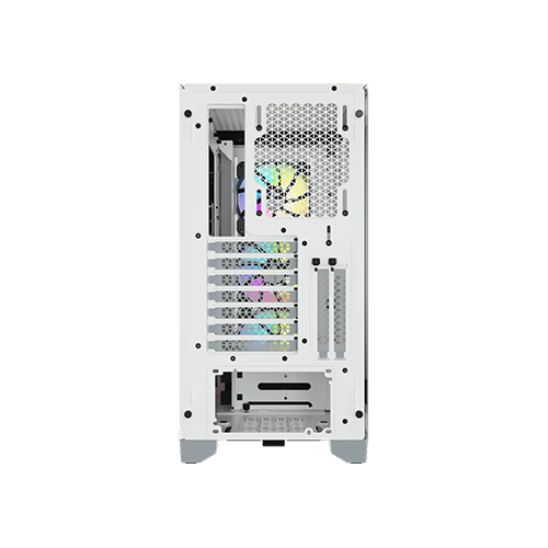 Corsair iCUE 4000X RGB Mid-Tower Cabinet (White)