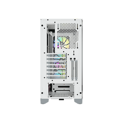 Corsair iCUE 4000X RGB Mid-Tower Cabinet (White)