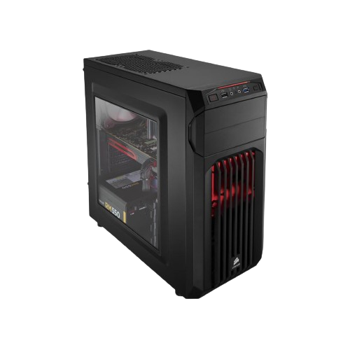 Corsair Carbide Series SPEC-01 Red LED Mid-Tower Cabinet