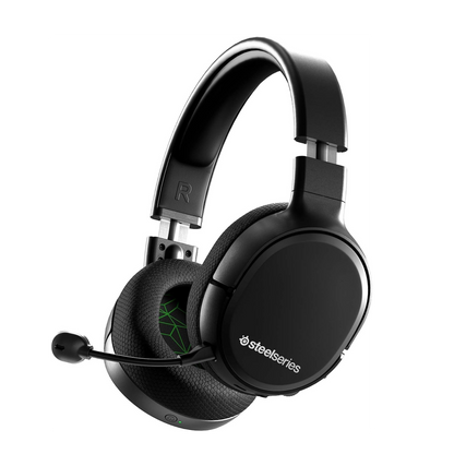 SteelSeries Arctis 1 Wireless Gaming On-Ear Headset with USB-C connectivity and a detachable ClearCast microphone, compatible with PC, PS5, PS4, Xbox Series X|S, Xbox One, Nintendo Switch, and mobile gaming.