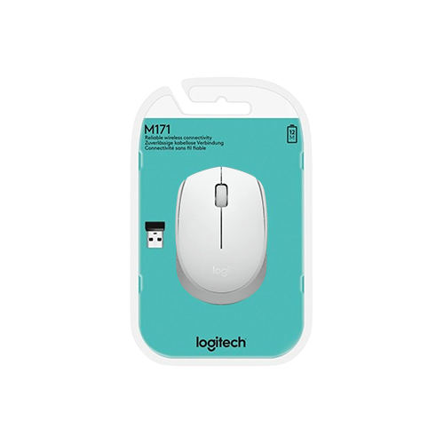 Logitech M171 Wireless Mouse (Off-White)