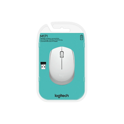 Logitech M171 Wireless Mouse (Off-White)