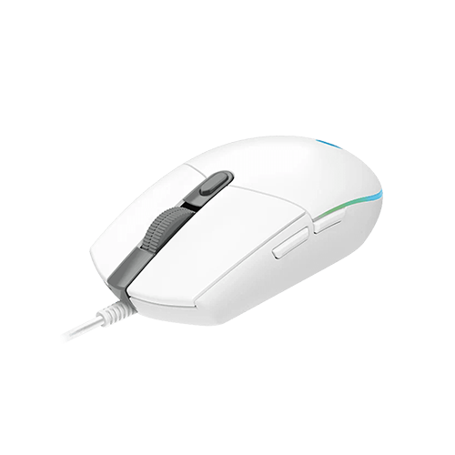 Logitech G203 Lightsync RGB Gaming Mouse (White)