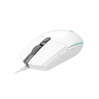 Logitech G203 Lightsync RGB Gaming Mouse (White)