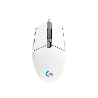 Logitech G203 Lightsync RGB Gaming Mouse (White)