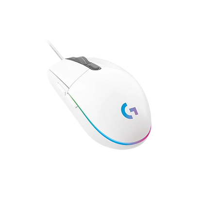 Logitech G203 Lightsync RGB Gaming Mouse (White)