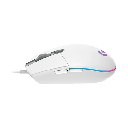 Logitech G203 Lightsync RGB Gaming Mouse (White)