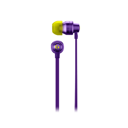 Logitech G333 Gaming Earphones with Mic (Purple)