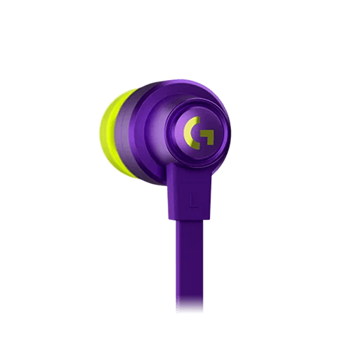 Logitech G333 Gaming Earphones with Mic (Purple)