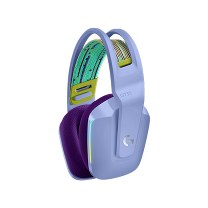 Logitech G733 Ultra-Lightweight Wireless Gaming Headset (Lilac)