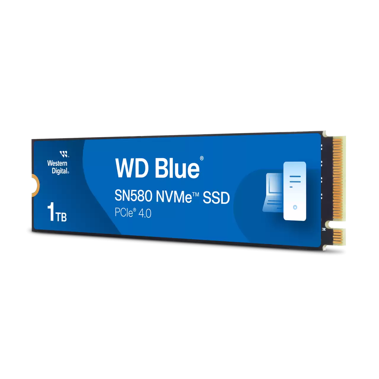 WD Blue™ SN580 1TB PCIe Gen 4 NVMe M.2 SSD